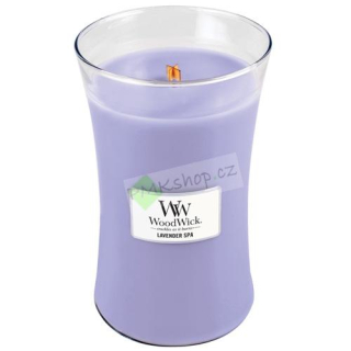 WoodWick svíčka oválná váza 609 g Levandulová lázeň