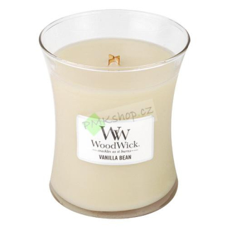 WoodWick svíčka oválná váza 275 g Vanilka