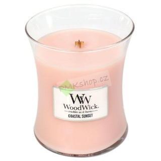 WoodWick svíčka oválná váza 275 g Západ slunce na pobřeží