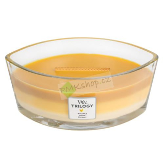 WoodWick lodička vonná svíčka Trilogy Fruits of Summer