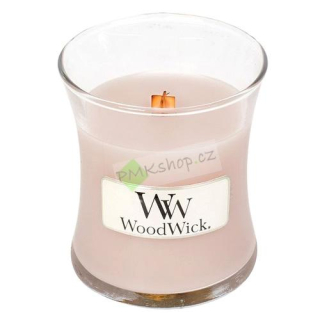 WoodWick malá vonná svíčka Vanilla & Sea Salt 85 g