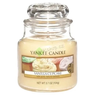 Yankee Candle svíčka ve skleněné dóze 104 g Vanilkový košíček