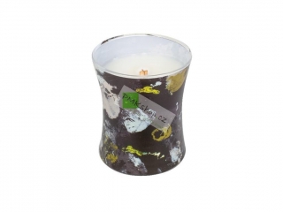 WoodWick svíčka Artisan oválná váza 275 g Ebony Woods