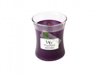 WoodWick svíčka oválná váza 275 g Kořeněná ostružina