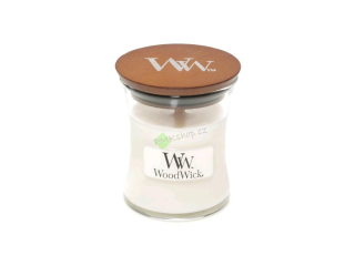 WoodWick vonná svíčka 85 g Bílý teak
