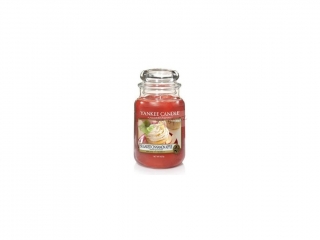 Yankee Candle svíčka ve skleněné dóze 623 g Pocukrované jablko se skořicí