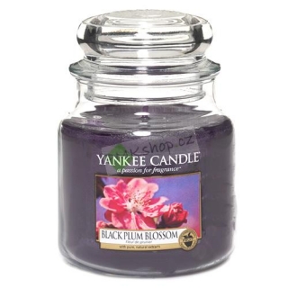 Yankee Candle svíčka ve skleněné dóze 410 g Květ černé švestky