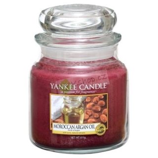 Yankee Candle svíčka ve skleněné dóze 410 g Marocký arganový olej