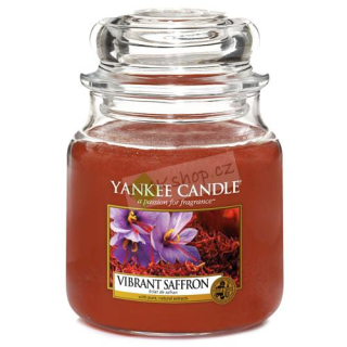 Yankee Candle svíčka ve skleněné dóze 410 g Živoucí šafrán
