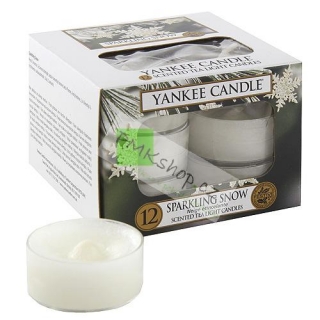 Yankee Candle čajové svíčky 12 ks Jiskřivý sníh