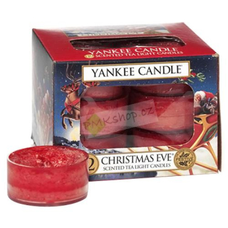 Yankee Candle čajové svíčky 12 ks Štědrý večer