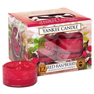 Yankee Candle čajové svíčky 12 ks Červená malina