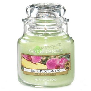 Yankee Candle svíčka ve skleněné dóze 104 g Ananas s koriandrem