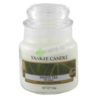 Yankee Candle svíčka ve skleněné dóze 104 g Bílý čaj