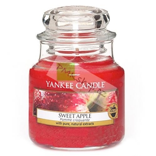 Yankee Candle svíčka ve skleněné dóze 104 g Sladké jablko