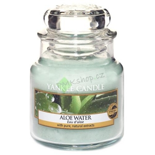 Yankee Candle svíčka ve skleněné dóze 104 g Voda s Aloe