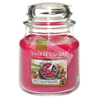 Yankee Candle svíčka ve skleněné dóze 410 g Červená malina