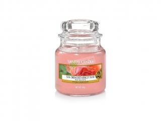 Yankee Candle svíčka ve skleněné dóze 104 g Vyšisovaná meruňková růže