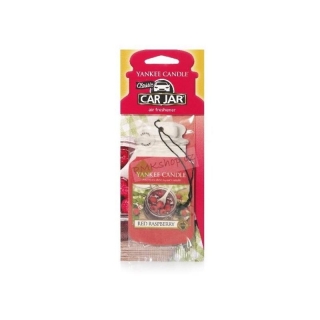 Yankee Candle vůně do auta papírová visačka Červená malina