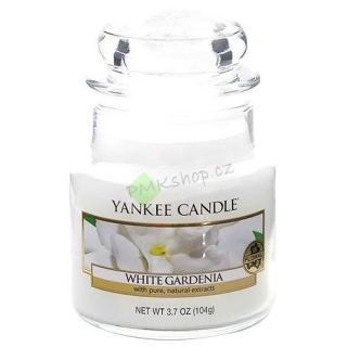 Yankee Candle svíčka ve skleněné dóze 104 g Bílá gardénie
