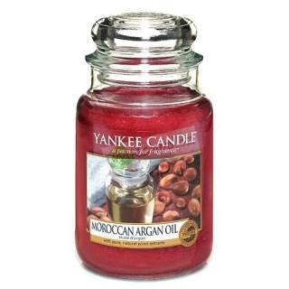 Yankee Candle svíčka ve skleněné dóze 623 g Marocký arganový olej