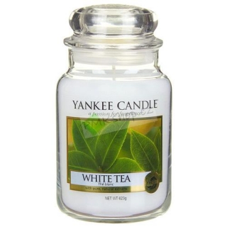 Yankee Candle svíčka ve skleněné dóze 623 g Bílý čaj