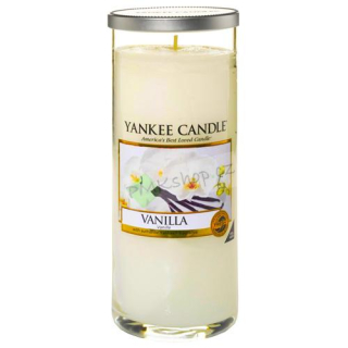 Yankee Candle vonná svíčka Décor ve skleněné váze 566 g Vanilka