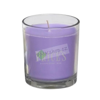 Price´s Candles vonná svíčka ve skle malá 170 g Levandule a citronová tráva
