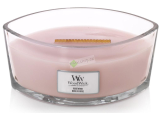 Woodwick lodička vonná svíčka Rosewood