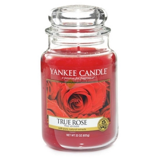 Yankee Candle svíčka classic velká Opravdová růže