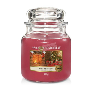 Yankee Candle svíčka Classic střední Sváteční krb