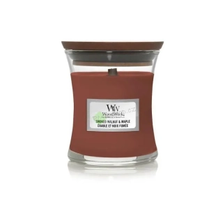 WoodWick malá vonná svíčka Smoked Walnut & Maple