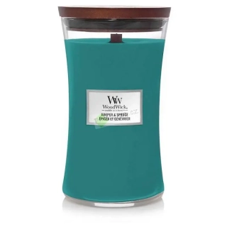 Woodwick velká vonná svíčka Juniper & Spruce