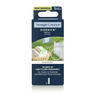 Yankee Candle vůně do auta Sidekick náhradní náplň Clean Cotton