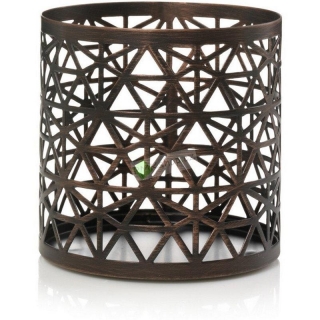 Yankee Candle kovový svícen Belmont Bronze Punched Metal