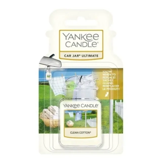 Yankee Candle vůně do auta gelová visačka Clean Cotton