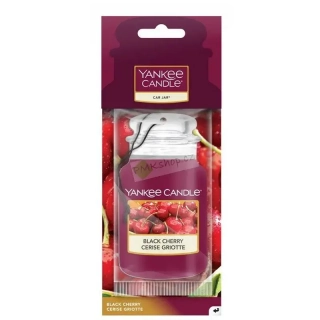 Yankee Candle vůně do auta papírová visačka Black Cherry