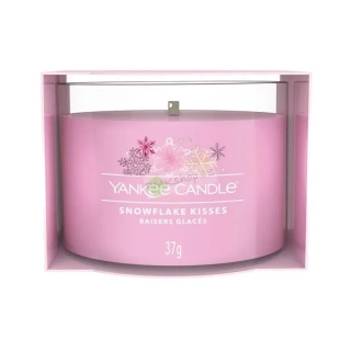 Yankee Candle votivní vonná svíčka ve skle Snowflake Kisses