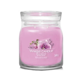 Yankee Candle Signature střední vonná svíčka Wild Orchid
