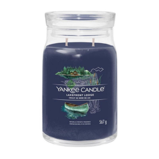 Yankee Candle Signature velká vonná svíčka Lakefront Lodge