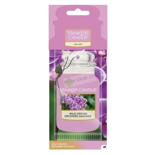 Yankee Candle vůně do auta papírová visačka Wild Orchid