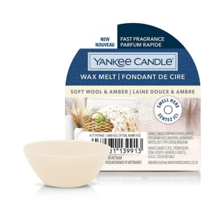 Yankee Candle vonný vosk Soft Wool & Amber