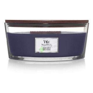 Woodwick lodička vonná svíčka Hinoki Dahlia