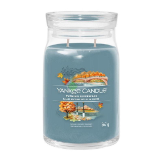 Yankee Candle Signature velká vonná svíčka Evening Riverwalk