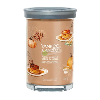 Yankee Candle Signature Tumbler velká vonná svíčka Pumpkin Maple Créme Caramel