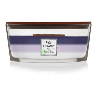 WoodWick lodička vonná svíčka Trilogy Evening Luxe
