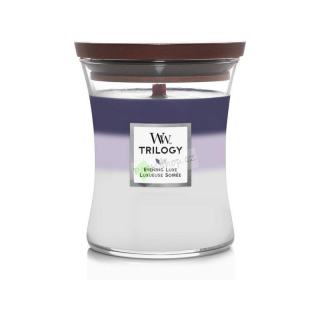 WoodWick střední vonná svíčka Trilogy Evening Luxe