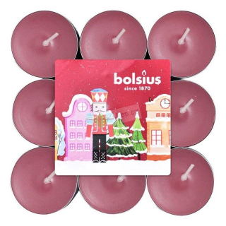 Bolsius vonné čajové svíčky Baked Apple & Cinnamon 18 kusů 4 hodinové louskáček