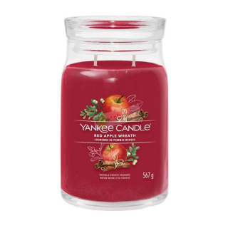Yankee Candle Signature velká vonná svíčka Red Apple Wreath