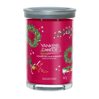 Yankee Candle Signature Tumbler velká vonná svíčka Sparkling Winterberry